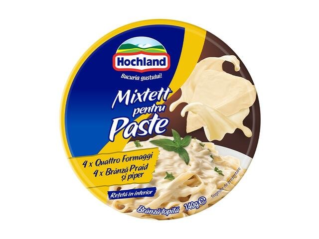 HOCHLAND BRANZA TOPITA TRIUNGHI MIXTETT PENTRU PASTE 140G HOCHLAND BRANZA TOPITA TRIUNGHI MIXTETT PENTRU PASTE 140G - imagine 1