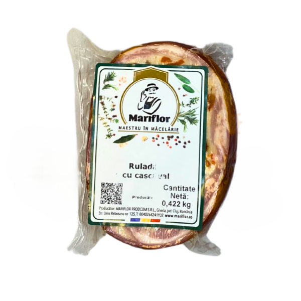 MARIFLOR RULADA CU CASCAVAL APPROX 1.5KG MARIFLOR RULADA CU CASCAVAL APPROX 0.5KG - imagine 1