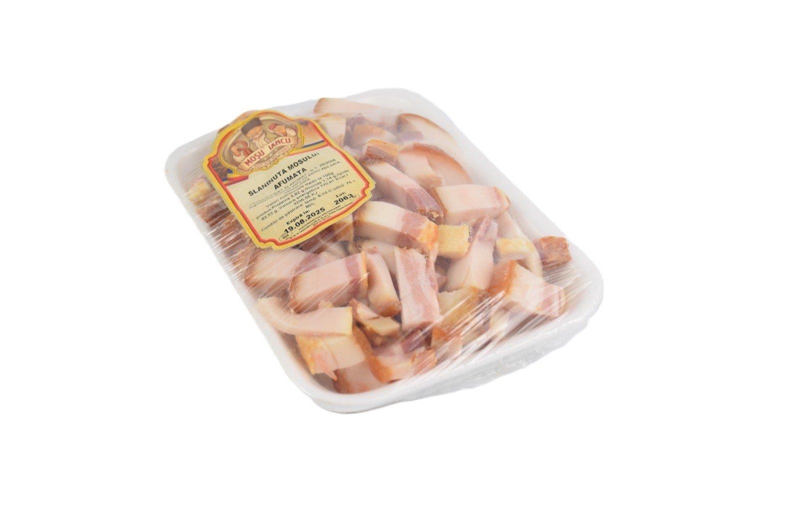 MOSU` IANCU SLANINA MOSULUI AFUMATA TAVITA FELIATA MOSU` IANCU SLANINUTA MOSULUI AFUMATA FELIATA TAVITA APPROX 0.4KG - imagine 1