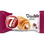 7DAYS CROISSANT DOUBLE MAX VANILIE SI CHERRY 80G (20/bax)