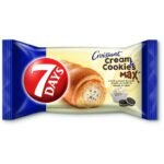 7DAYS CROISSANT MAX COOKIES VANILLA & OREO 80G (20/bax)