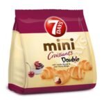 7DAYS MINI CROISSANT DOUBLE VANILIE SI CHERRY 185G (8/bax)