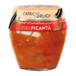 CAPRICII SI DELICII ZACUSCA DE VINETE PICANTA 290G (6/bax)