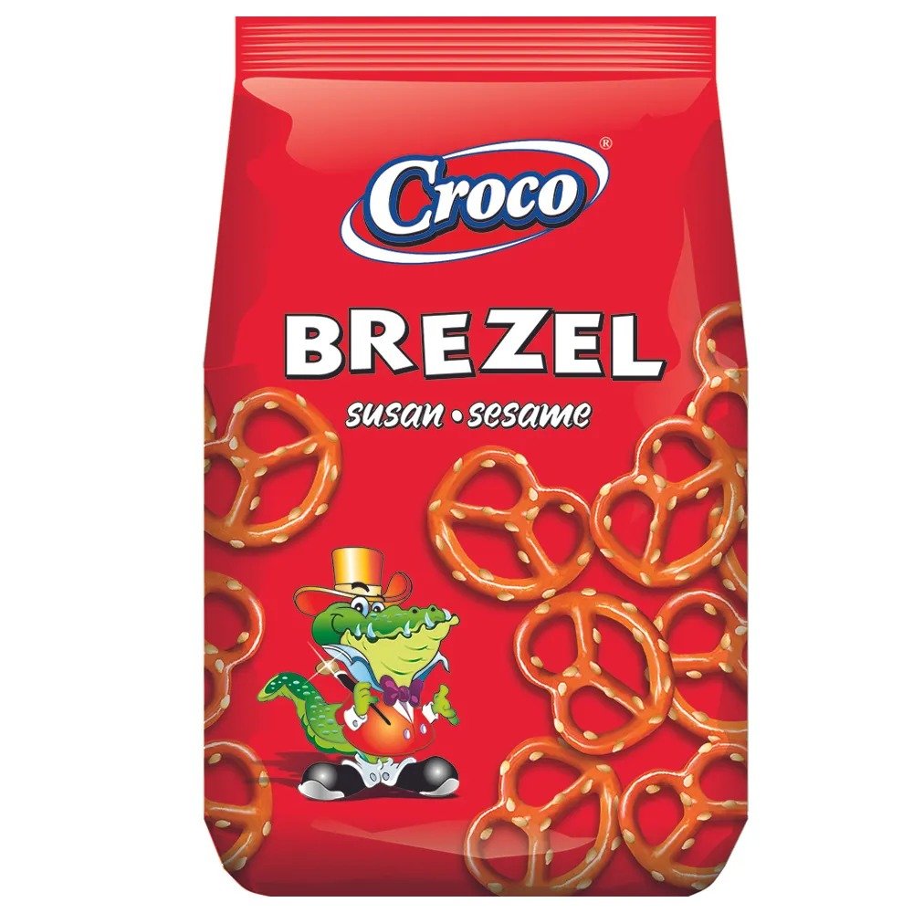 CROCO BREZEL SUSAN 80G CROCO BREZEL SUSAN 80G (14/bax) - imagine 1