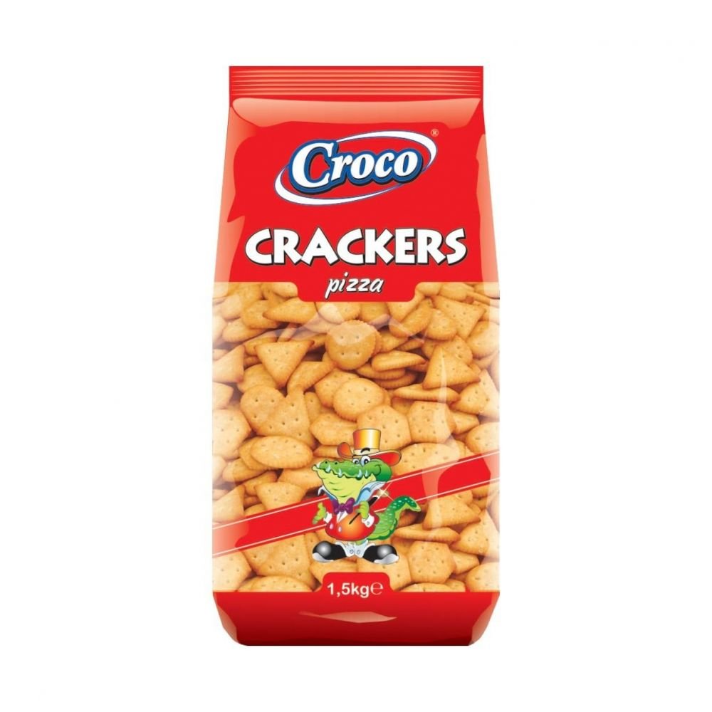 CROCO CRACKERS PIZZA 1.5KG CROCO CRACKERS PIZZA 1.5KG (2/bax) - imagine 1