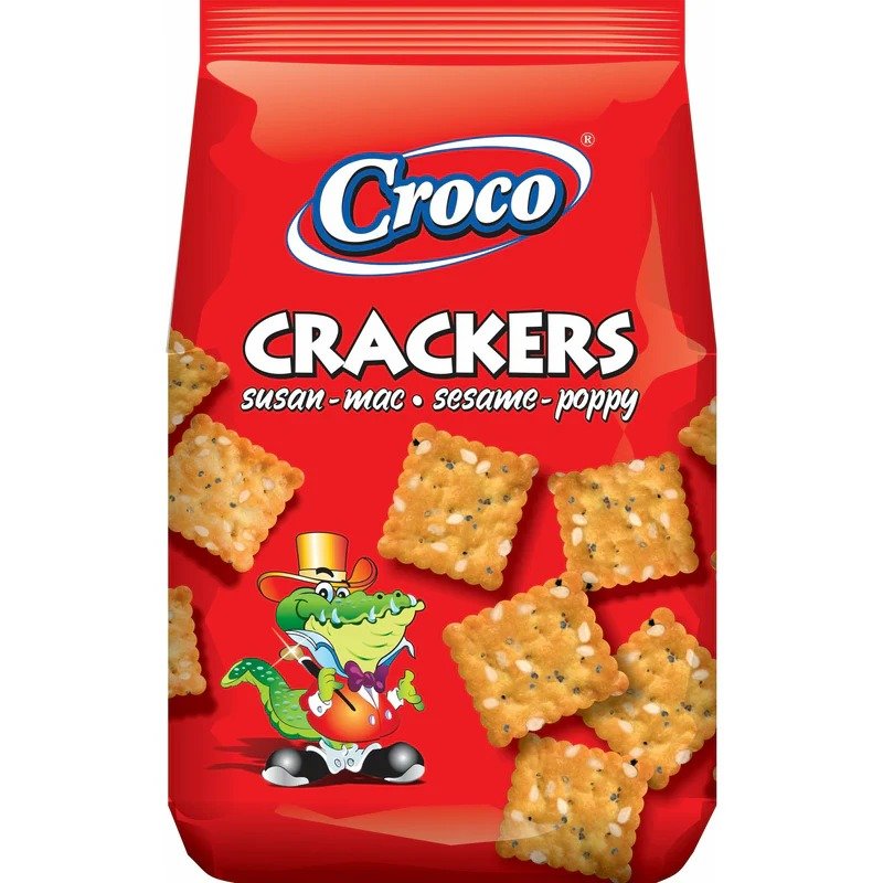 CROCO CRACKERS SUSAN & MAC 100G CROCO CRACKERS SUSAN & MAC 100G (12/bax) - imagine 1