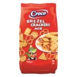 CROCO MIX CRACKERS & BREZEL 500G (10/bax)