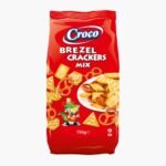 CROCO MIX CRACKERS & BREZEL 750G (4/bax)