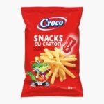 CROCO SNACKS CARTOFI KETCHUP 50G (14/bax)