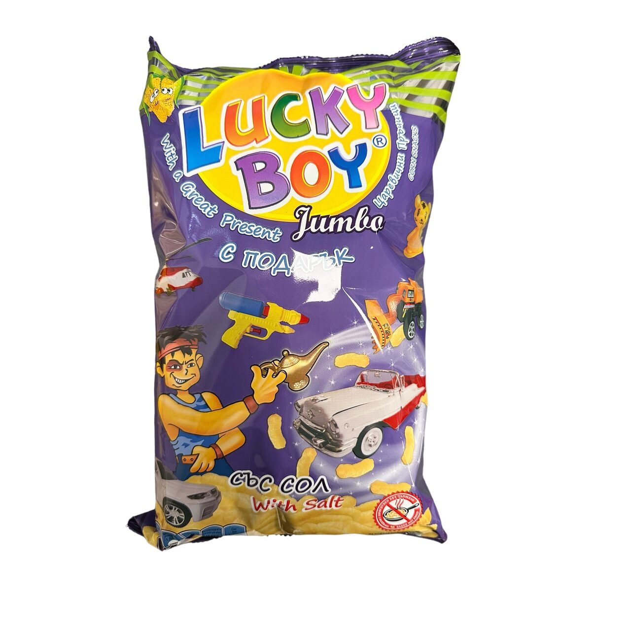 LUCKY PUFULETI JUMBO BOY 70G LUCKY PUFULETI JUMBO BOY 70G (12/bax) - imagine 1