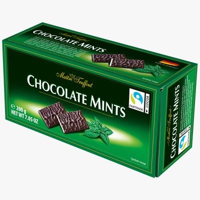 MAITRE TRUFFOUT CIOCOLATA CU MENTA 200G MAITRE TRUFFOUT CIOCOLATA CU MENTA 200G (16/bax) - imagine 1