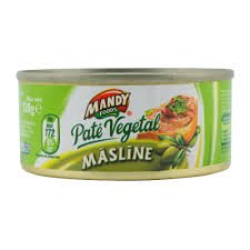 MANDY PATE VEGETAL MASLINE 120G MANDY PATE VEGETAL MASLINE 120G (6/bax) - imagine 1