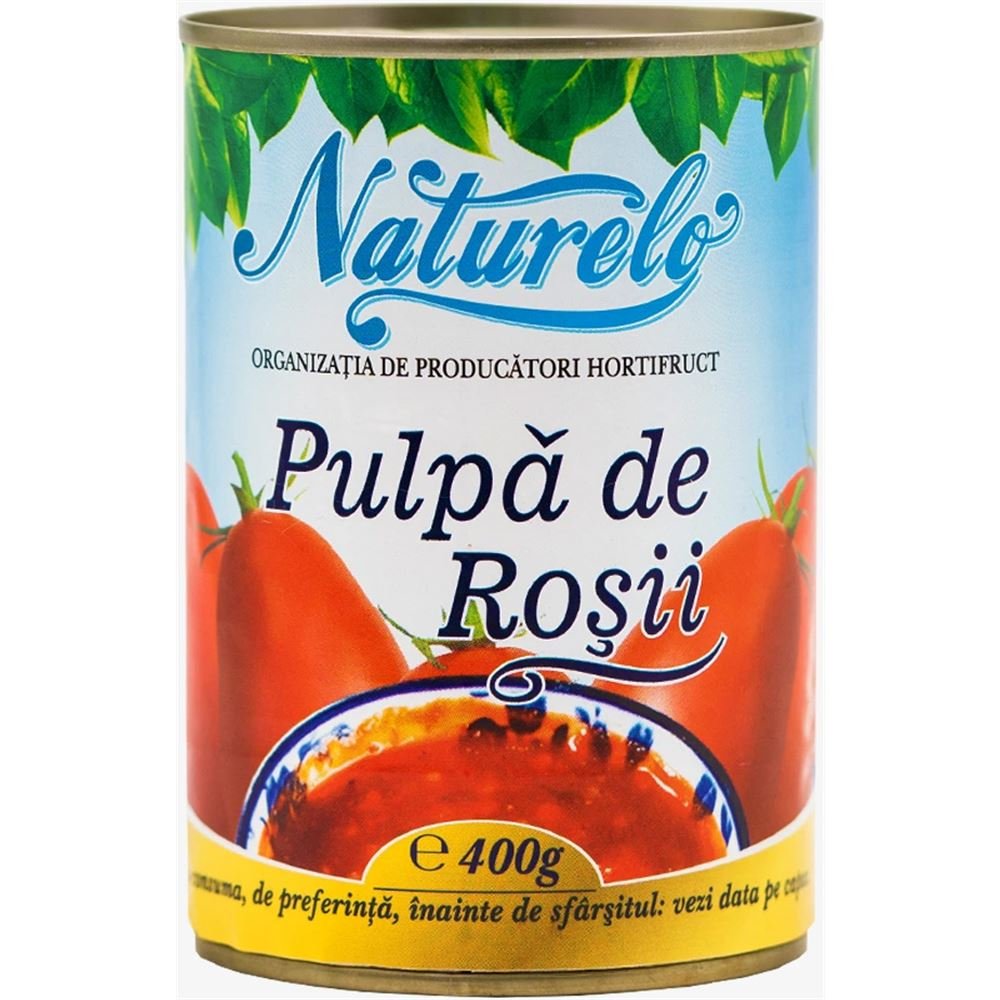 NATURELO PULPA DE ROSII 400G NATURELO PULPA DE ROSII 400G (24/bax) - imagine 1