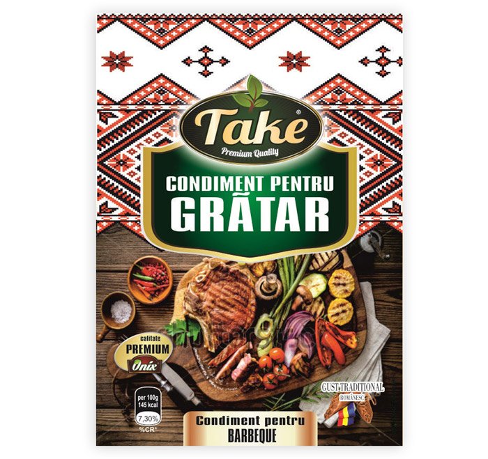 TAKE CONDIMENT PENTRU GRATAR 25G TAKE CONDIMENT PENTRU GRATAR 25G (20/bax) - imagine 1