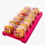 TROLLI GUMMI BURGER JELEURI AROMA FRUCTE 50G (24/bax)