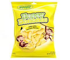 WOOGIE HAPPY BANANAS 250G WOOGIE HAPPY BANANAS 250G (14/bax) - imagine 1
