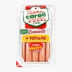 CAROLI CRENVURSTI CU PIEPT DE PUI 450G