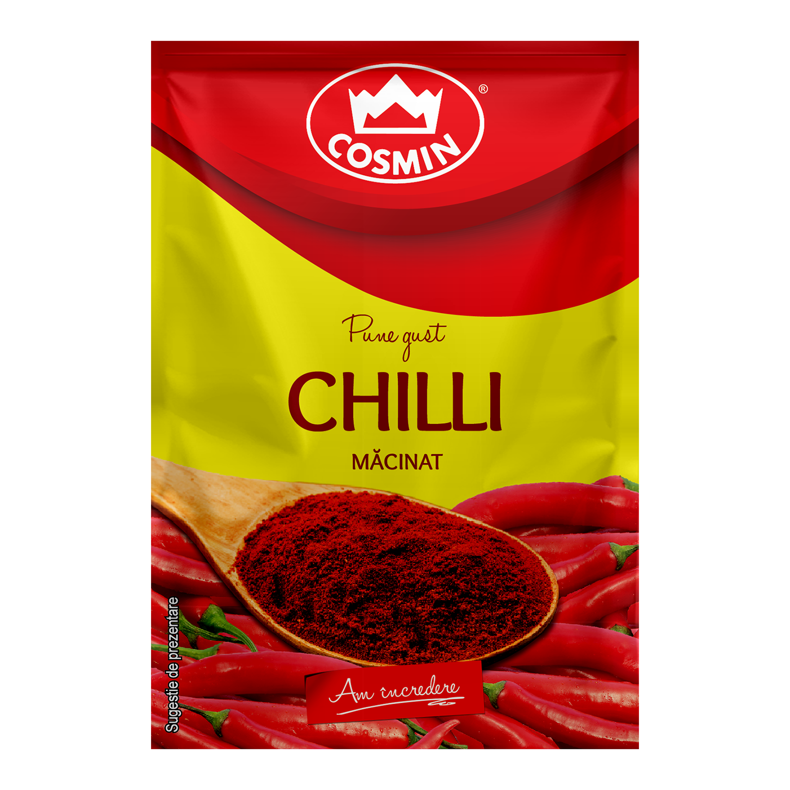 COSMIN CHILLI MACINAT 17G COSMIN CHILLI MACINAT 17G (35/bax) - imagine 1