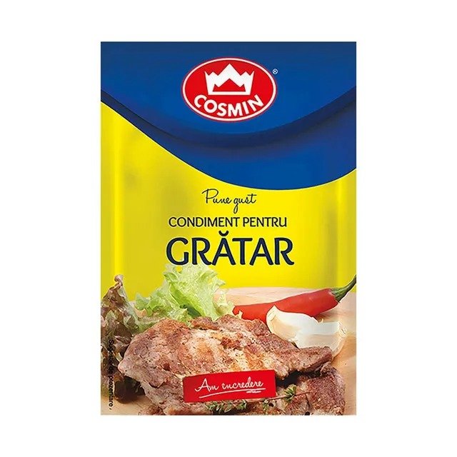 COSMIN CONDIMENT PENTRU GRATAR 20G COSMIN CONDIMENT PENTRU GRATAR 20G (35/bax) - imagine 1