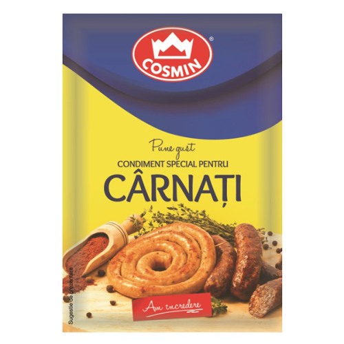 COSMIN CONDIMENT SPECIAL PENTRU CARNATI 20G COSMIN CONDIMENT SPECIAL PENTRU CARNATI 20G (35/bax) - imagine 1