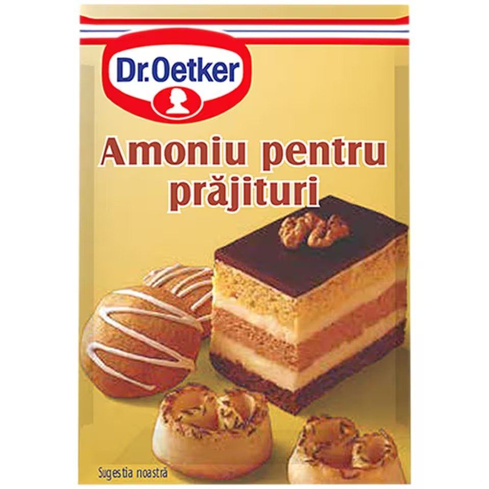 DR OETKER AMONIU PENTRU PRAJITURI 7G DR OETKER AMONIU PENTRU PRAJITURI 7G (50/bax) - imagine 1