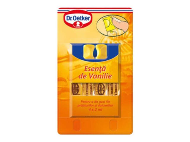DR OETKER ESENTA VANILIE 8G DR OETKER ESENTA VANILIE 4x2ML (16/bax) - imagine 1