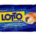 LOTTO CROISSANT DOUBLE CREMA CACAO SI AROMA DE VANILIE 85G (20/bax)