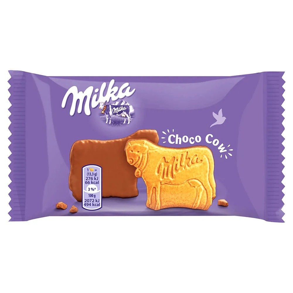 MILKA BISCUITI CHOCO COW 40G MILKA BISCUITI CHOCO COW 40G (24/bax) - imagine 1