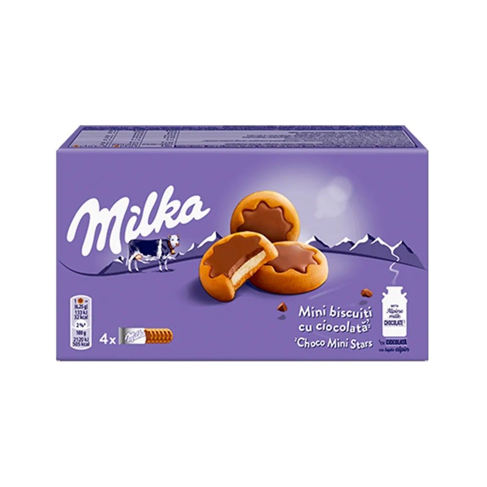 MILKA BISCUITI CHOCO MINIS 150G MILKA BISCUITI CHOCO MINIS 150G (16/bax) - imagine 1
