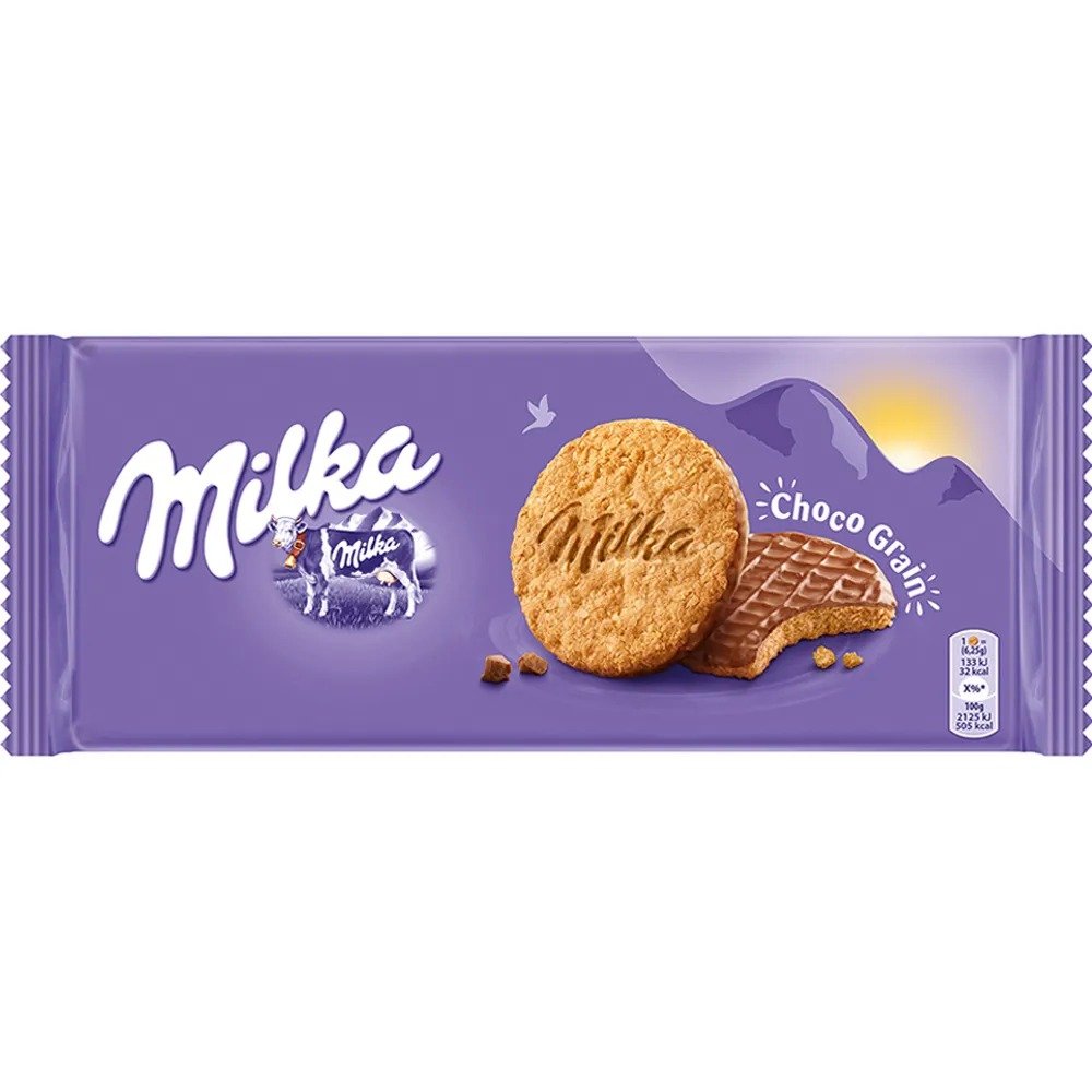 MILKA CHOCO GRAINS 126G MILKA CHOCO GRAINS 126G (20/bax) - imagine 1