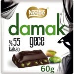 NESTLE DAMAK CIOCOLATA GECE 55% CACAO 60G (6/bax)