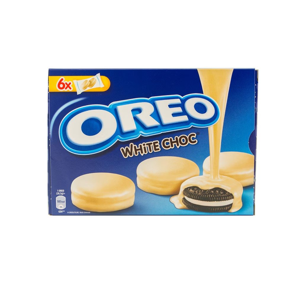 OREO BISCUITI GLAZURATI WHITE CHOCOLATE 246G OREO BISCUITI GLAZURATI WHITE CHOCOLATE 246G (10/bax) - imagine 1