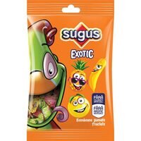 SUGUS EXOTIC CARAMELE 400G SUGUS EXOTIC CARAMELE 400G (9/bax) - imagine 1