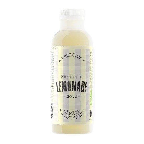 2 Merlins Lemonade No 3 Lamaie & Ghimbir 600ml (6) SGR - imagine 1