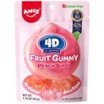 Amos 4D Gummy Peach 65g (24)