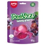 Amos Candy Peelerz Gummy Grape 65g (24)