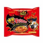 Buldak Hot Chicken Noodle 2 x Spicy 140g Rosu