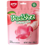 Amos Candy Peelerz Gummy Peach 65g (24)
