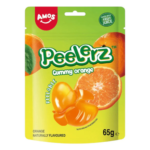 Amos Candy Peelerz Gummy Orange 65g (24)