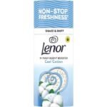 Perle Parfumate, Lenor Beads, Fabric Enhancer Granules Cool Cotton, 176g