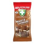 Servetele Umede Pentru Curatare Lemn si Suprafete Laminate, Green Shield, 70 buc