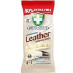 Servetele Umede Pentru Curatare Produse din Piele, Green Shield, 70 buc