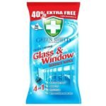 Servetele Umede Pentru Curatare Suprafete din Sticla, Green Shield, 70 buc